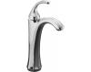 Kohler Forte K-10217-4-CP Polished Chrome Tall, Single-Control Lavatory Faucet with Sculpted Lever Handle