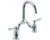 Kohler Lyntier K-10341-4-AF Vibrant French Gold 8" Widespread Lavatory Faucet with Lever Handles