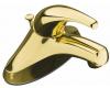 Kohler Coralais K-15182-F-PB Vibrant Polished Brass Single-Control Centerset Lavatory Faucet with Lever Handle