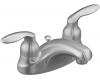 Kohler Coralais K-15241-4-G Brushed Chrome Centerset Lavatory Faucet with Pop-Up Drain and Lever Handles