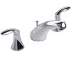 Kohler Coralais K-15261-4-CP Polished Chrome Widespread Lavatory Faucet with Lever Handles