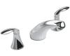 Kohler Coralais K-15265-4-CP Polished Chrome Widespread Lavatory Faucet with Lever Handles