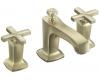 Kohler Margaux K-16232-3-BV Vibrant Brushed Bronze 8-16" Widespread Lavatory Faucet with Cross Handles