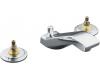 Kohler Taboret K-8211-K-CP Polished Chrome Widespread Lavatory Faucet without Handles