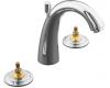 Kohler Taboret K-8215-K-CP Polished Chrome Widespread Lavatory Faucet without Handles