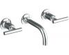 Kohler Purist K-T14412-4-BV Brushed Bronze Wall Mount Vessel Faucet with Lever Handles