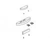 Kohler 1004689-SL Part - Satin Nickel Towel Bar And Shelf Kit Kohler 1004689-SL Part - Satin Nickel Towel Bar And Shelf Kit