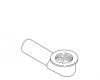 Kohler 1007562-2BZ Part - Elbow & Tube Sa- Drain 1.5"