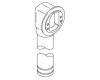 Kohler 1009701 Part - Elbow & Tube Sa- Overflow- 1.5"