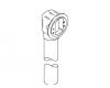 Kohler 1009708 Part - Elbow & Tube Sa- Overflow- 1.5"