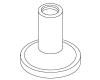 Kohler 1009888-PGD Part - Vibrant Moderne Polished Gold Base Handle Kohler 1009888-PGD Part - Vibrant Moderne Polished Gold Base Handle