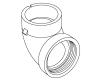 Kohler 1010618 Part - Elbow- Led