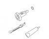 Kohler 1011031-0 Part - White Trim Ring Kit- Large Orifice