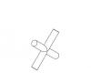 Kohler 1011053-BGD Part - Vibrant Moderne Brushed Gold Handle- Cross Kohler 1011053-BGD Part - Vibrant Moderne Brushed Gold Handle- Cross