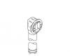 Kohler 1014852 Part - Elbow & Tube Sa- Overflow- 1.5"