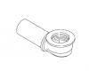 Kohler 1015463 Part - Elbow & Tube Sa- Drain- 1.5"