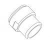 Kohler 1017532 Part - Housing- Check Valve- Female