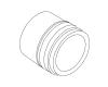 Kohler 1018965 Part - Adapter- Slip Nut- 1.25 Itt