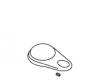 Kohler 1025581-47 Part - Almond Handle- Screw Assembly