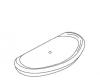 Kohler 1032188-45 Part - Toilet Tank Cover, Close-Coupled