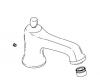 Kohler 1035002-2BZ Part - Spout Assembly- Deck Bath