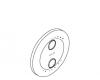 Kohler 1036313-BN Part - Brushed Nickel Escutcheon- Stacked