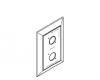 Kohler 1036329-2BZ Part - Escutcheon- Stacked