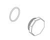 Kohler 1038229-CP Part - Polished Chrome Plug Button Kit Kohler 1038229-CP Part - Polished Chrome Plug Button Kit