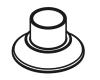 Kohler 1041659-BL Part - Matte Black Escutcheon- Transitional/Traditional