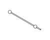 Kohler 1041821-CP Part - Polished Chrome Drain Rod Assembly (Exposed)