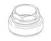 Kohler 1051504-RP Part - Rough Plate Valve Nut