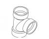 Kohler 1052481 Part - Pvc Tee - 1 1/2" Sch. 40