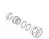 Kohler 1069108-S Part - Buffed Stainless Union Nut Kit- Wall Mount