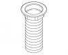 Kohler 1069623-CP Part - Polished Chrome Nut-Flange- Drain