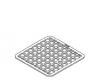 Kohler 1087472-SN Part - Polished Nickel Strainer Plate Square Kohler 1087472-SN Part - Polished Nickel Strainer Plate Square