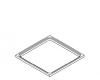 Kohler 1087473-BN Part - Brushed Nickel Strainer Ring Square