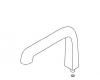 Kohler 1087975-CP Part - Polished Chrome Primary Spout Kit Kohler 1087975-CP Part - Polished Chrome Primary Spout Kit