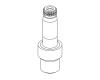 Kohler 1096463-BC Part - Bright Chrome Valve Stem- Ccw Close