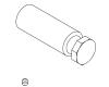 Kohler 1097382-BN Part - Brushed Nickel Button- Diverter Kit