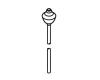 Kohler 1097556-2BZ Part - Lift Rod Assembly