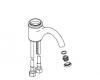 Kohler 1098157-BN Part - Brushed Nickel Spout Kit