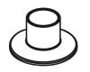 Kohler 1128140-CP Part - Polished Chrome Escutcheon- Contemporary Kohler 1128140-CP Part - Polished Chrome Escutcheon- Contemporary
