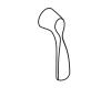 Kohler 1140156-CP Part - Polished Chrome Handle Kohler 1140156-CP Part - Polished Chrome Handle