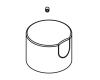 Kohler 1149851-CP Part - Polished Chrome Cover Kit Kohler 1149851-CP Part - Polished Chrome Cover Kit