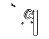 Kohler 1153944-BGD Part - Vibrant Moderne Brushed Gold Handle Base Kit- Lever Kohler 1153944-BGD Part - Vibrant Moderne Brushed Gold Handle Base Kit- Lever