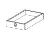 Kohler 1216284-1WR Part - Drawer Box- 10X3X20