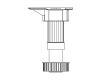 Kohler 1221871 Part - Center Leg- Plastic Kohler 1221871 Part - Center Leg- Plastic