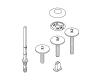 Kohler 1232262-0 Part - Low Profile Bolt Cap Service Kit