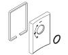 Kohler 1237636-BN Part - Symbol Escutcheon Kit Kohler 1237636-BN Part - Symbol Escutcheon Kit