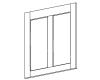 Kohler 1238053-L-1WA Part - Door 24-3/16" X 28-3/8"